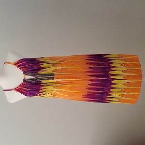inc beach Size L Multicolor HalterDress